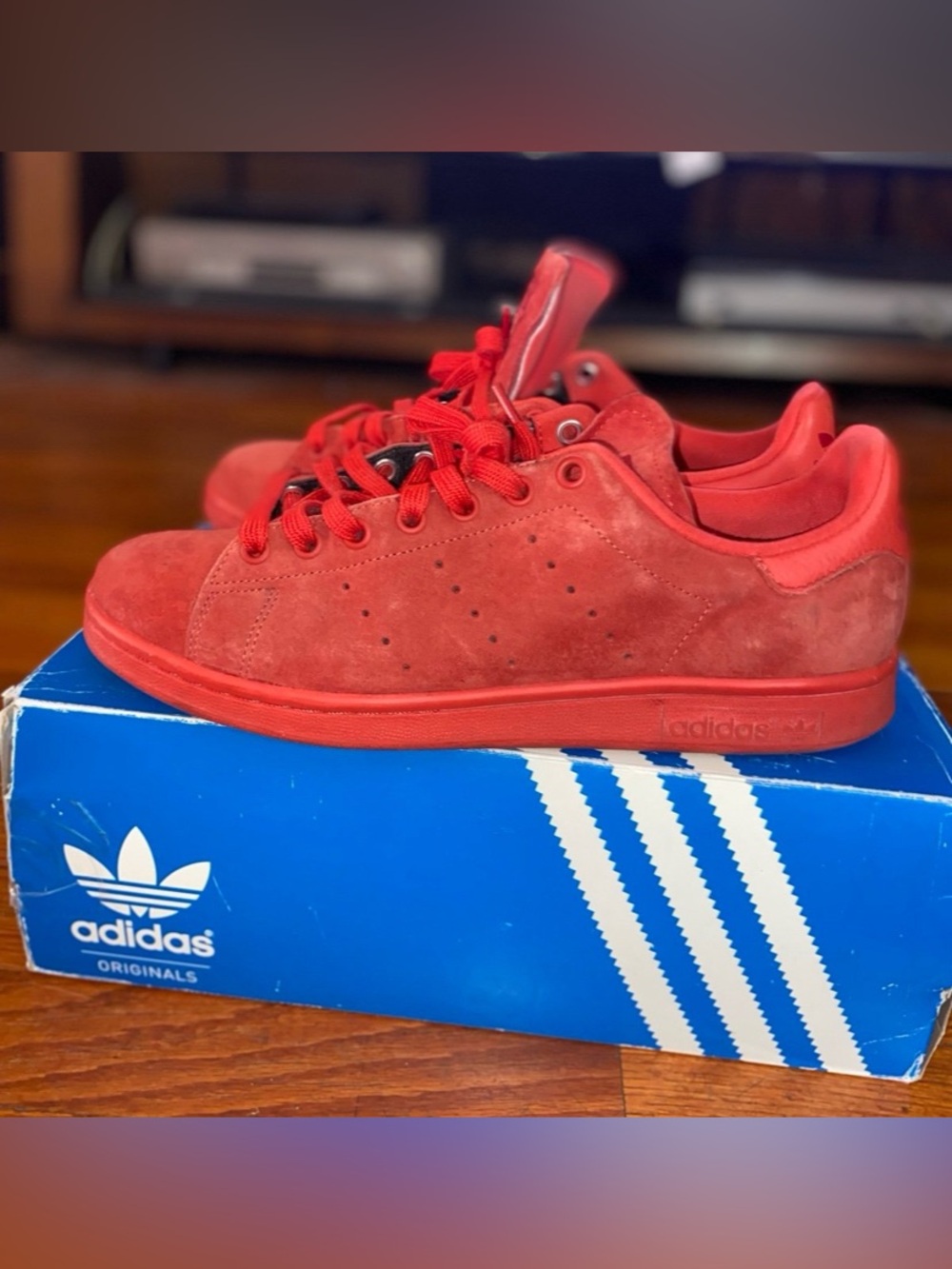 Red Stan Smith Adidas Sneakers